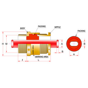 Prensaestopas para Traceado Eléctrico ATEX OS-A2F-UH